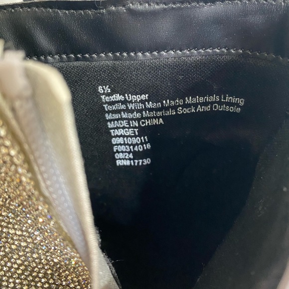 Silver Cailin Rhinestone Ankle Boots - A New Day - Picture 9 of 10